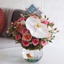 Pink mini flores gift