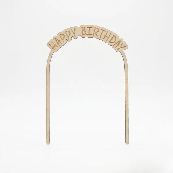 HB Arch Wooden Topper