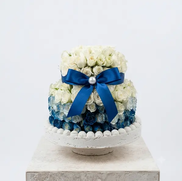 Flora Cake Navy