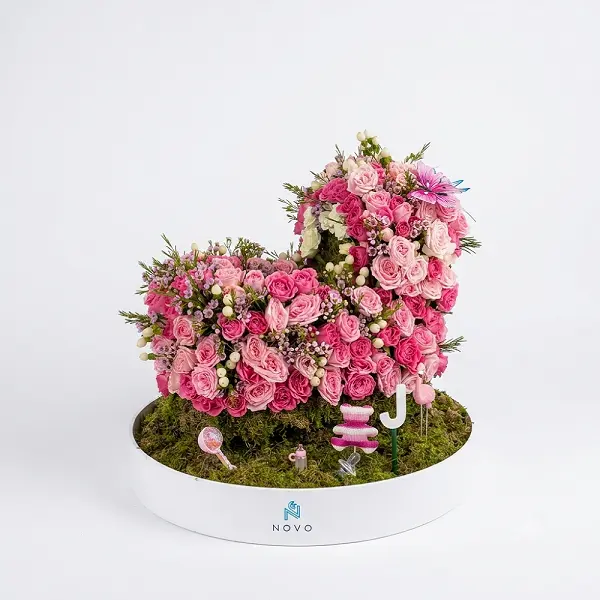 Baby Crib Pink
