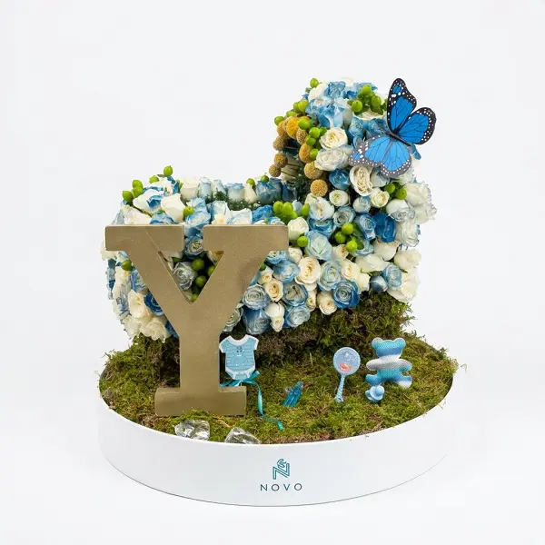 Baby  Crib Blue