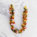 Orange Spring Rose Lei