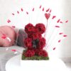 Red Chrys Teddy Heart