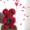 Red Chrys Teddy Heart